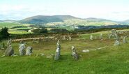 An example of a Neolithic tomb at Braaid on the Isle of Man.