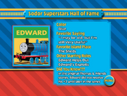 Edward in Sodor Superstars Hall of Fame