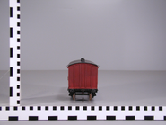 Eighth series ruler reference of a resin red brake coach