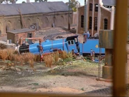 The ditch as viewed from the Fat Controller's Office