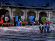 James' unused first series drowsy face as it first appeared in The Britt Allcroft Company era... (1984, 1991-1998)