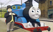 Thomas and Sir Topham Hatt for the single button
