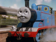 "Thomas'" driver and fireman in stock footage