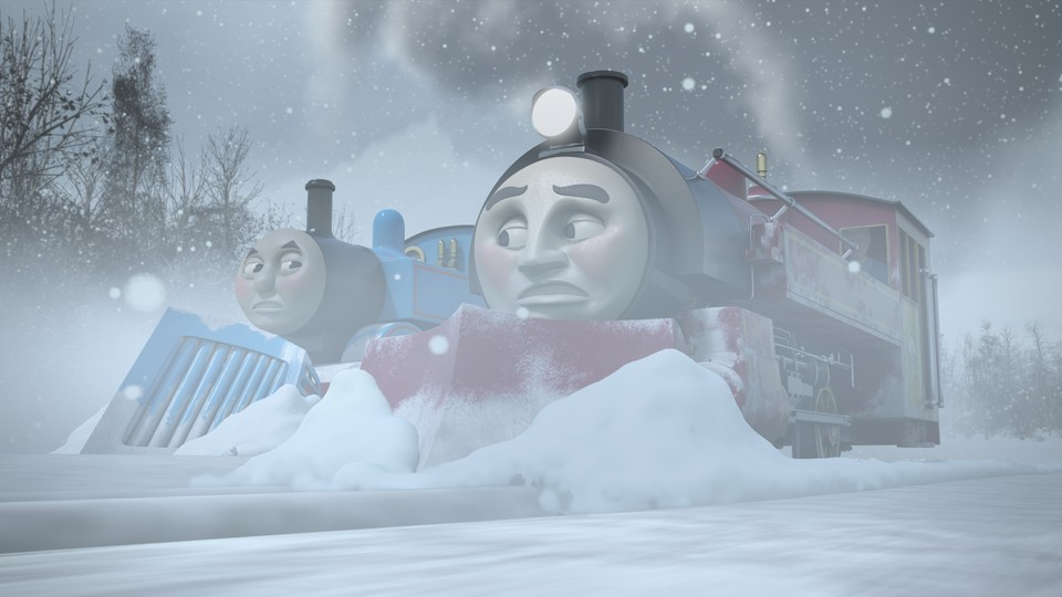 Thomas the hot sale tank engine snow