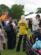 19679364 01a78af3b5 b.jpg (194 KB) Queue control at the entrance to a 'partner marquee'
