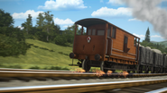 A brake van in the eighteenth series