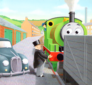 Percy and Sir Topham Hatt