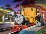 A Red Stroudley Coach in a Ravensburger puzzle