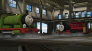 Victor with Percy