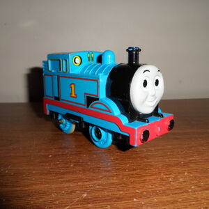 dark blue thomas train