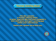 Thomas Colouring Sheet