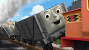 Troublesome Trucks in test footage for Big World! Big Adventures!