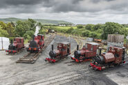 Captain Baxter with Talyllyn and Dolgoch