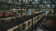 A brake van in the nineteenth series