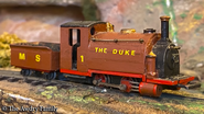 Awdry's original model of Duke in 2021