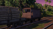 A brake van in the twenty-fourth series
