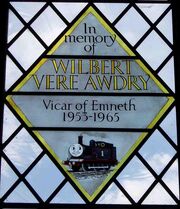 ThomasstainglasswindowinmemoryoftheRev.Awdry