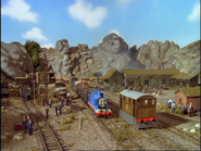 Thomas and Toby working on the area's restoration