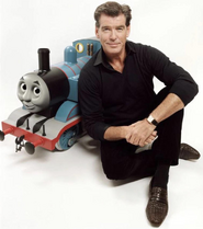 Brosnan with Thomas