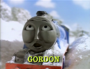 One of Gordon's Trackside Tunes namecards from Snow