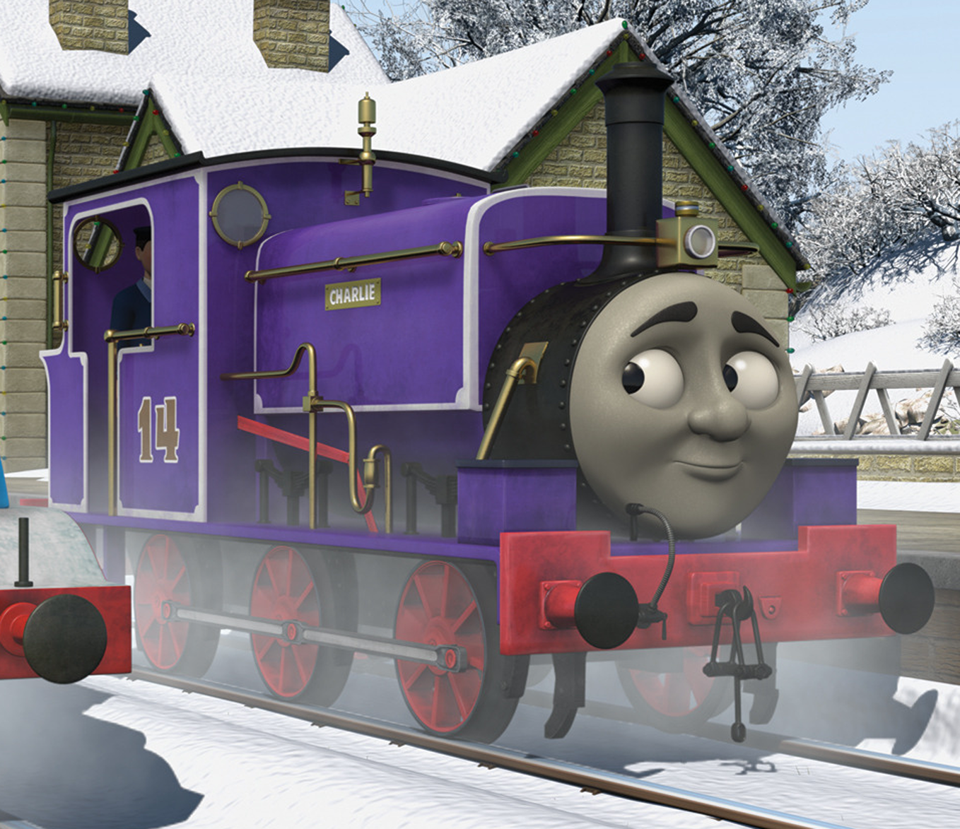 thomas and friends purple engine