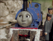 Sir Handel's neutral face that only appeared in the fourth series episodes, Special Funnel and Steam Roller (1994)