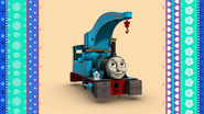 Harvey with Thomas' livery and face (The Great Race)