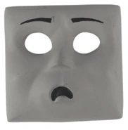 Rusty's large scale horrified face as up for auction on Prop Store in 2025