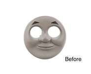 Thomas' content face prior to being sold and restoration