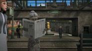 One of Dowager Hatt's friends reading the Sodor Times