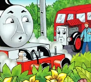 Bertie's engine as seen in a magazine story