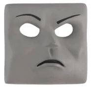Rusty's large scale angry face as up for auction on Prop Store in 2025