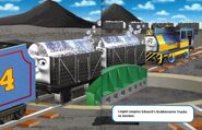 Troublesome Trucks in Logan and the Big Blue Engines