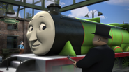 Henry with Sir Topham Hatt in The Great Race