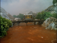 Toby crossing the bridge in the fifth series