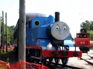 Thomas with Leviathan at the Illinois Railroad Museum