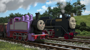 Hiro and Rosie in King of the Railway