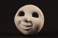 A failed production made face cast for Rheneas prior to being sold on The Prop Gallery (Note: the bubble marks and holes on the cast)