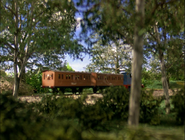 Annie and Clarabel with Thomas in Thomas and the Magic Railroad