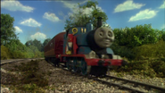 Thomas pulling two coaches