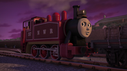 Rosie in her new red livery in Journey Beyond Sodor