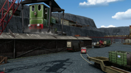 A truck on a well wagon