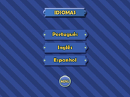 Brazilian DVD Language Selection menu