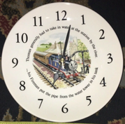 WedgwoodChinaTankEngineThomasAgainClock