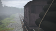 A brake van in the eighteenth series
