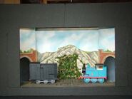 Set model for the outside portion of the Lost Diamond Mine
