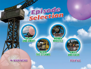 Episode selection menu