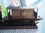 A brake van on display at the second "Clearwater Event" in 2022