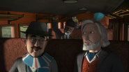 Sir Robert Norramby and The Mayor of Sodor onboard Annie