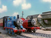 The Knapford Yards signalman in the third series